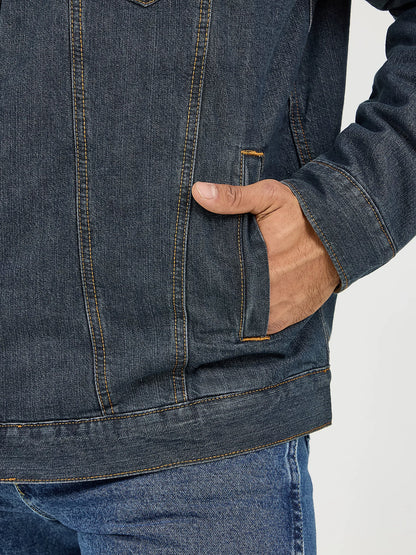 Wrangler 1074256RT Western Sherpa Lined Denim Trucker Jacket
