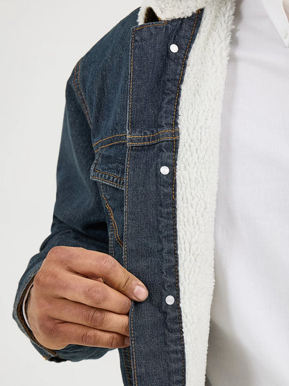 Wrangler 1074256RT Western Sherpa Lined Denim Trucker Jacket