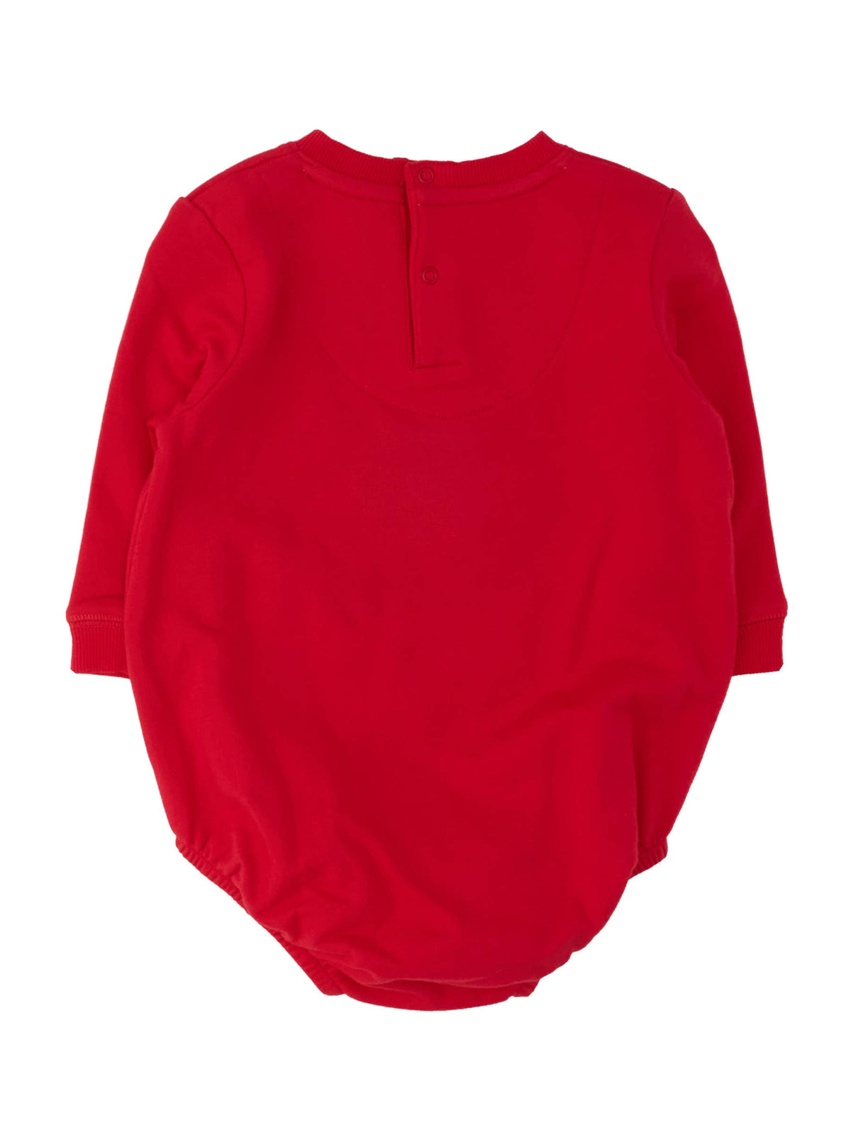 Baby Western Santa Sweatshirt Bubble Romper