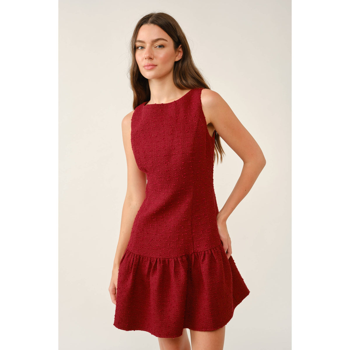 Penelope Tweed Mini Dress