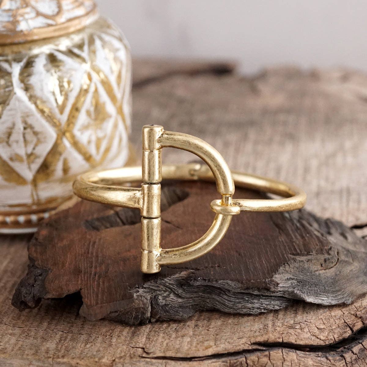PennyLine Inc. Equestrian Loop – Horsebit Hook Bracelet
