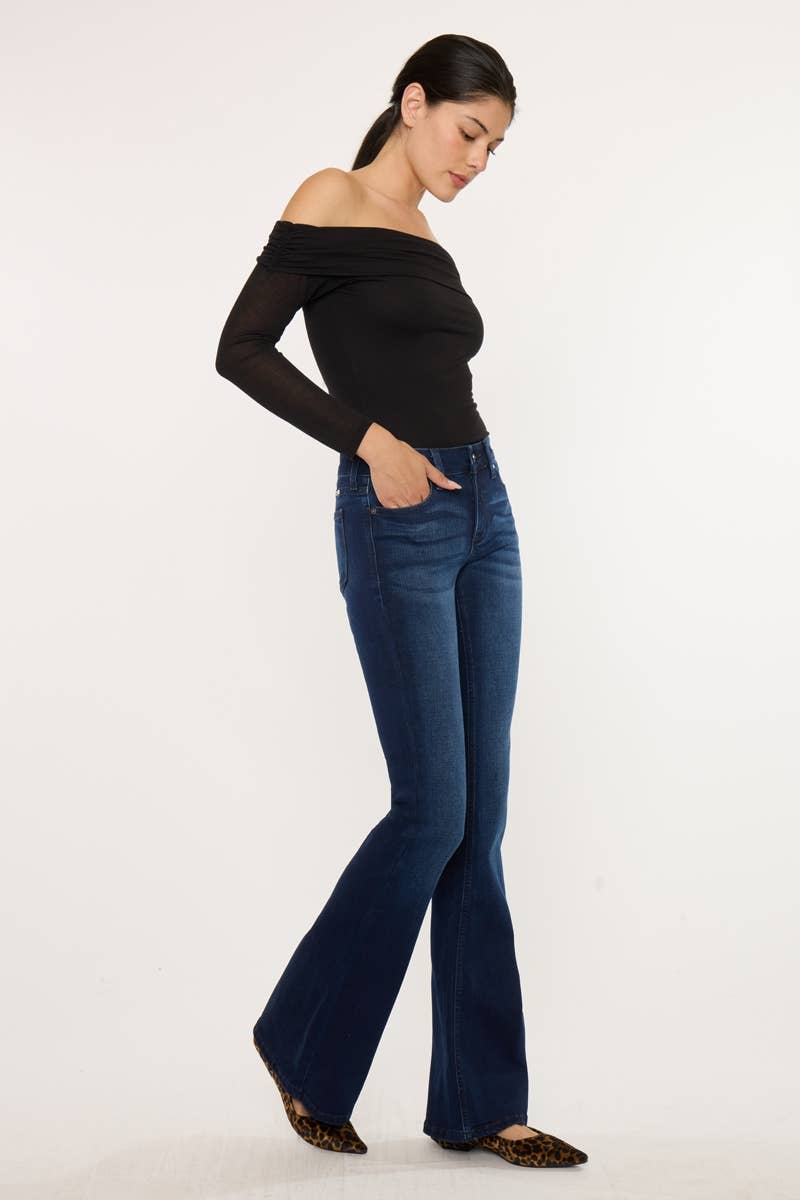 KanCan Trisha Mid Rise Flare Jeans