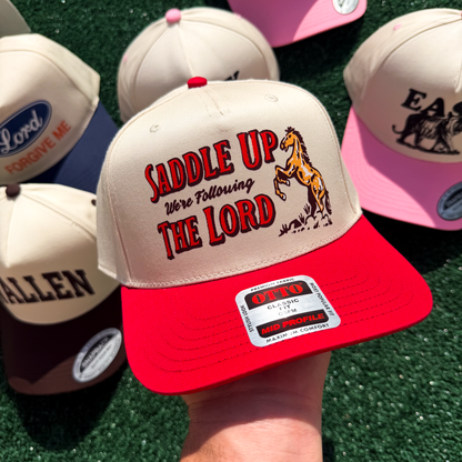 Saddle Up We're Following The Lord Hat