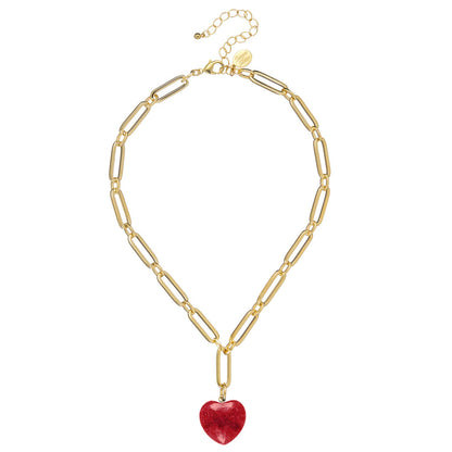 Susan Shaw Monroe Heart Necklace