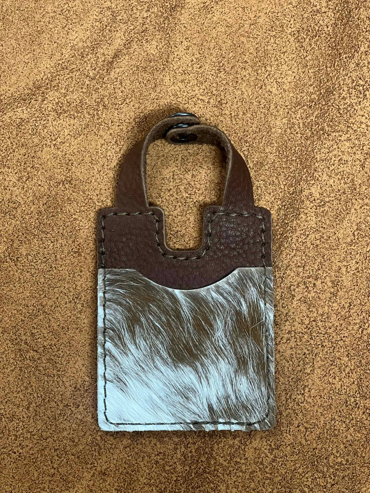 Leather Boot Snap Strap Wallet