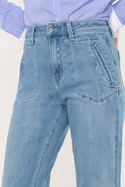 Prima High Rise Flare Trouser Style Jean