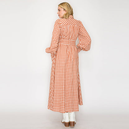 Daydream Gingham Maxi Dress