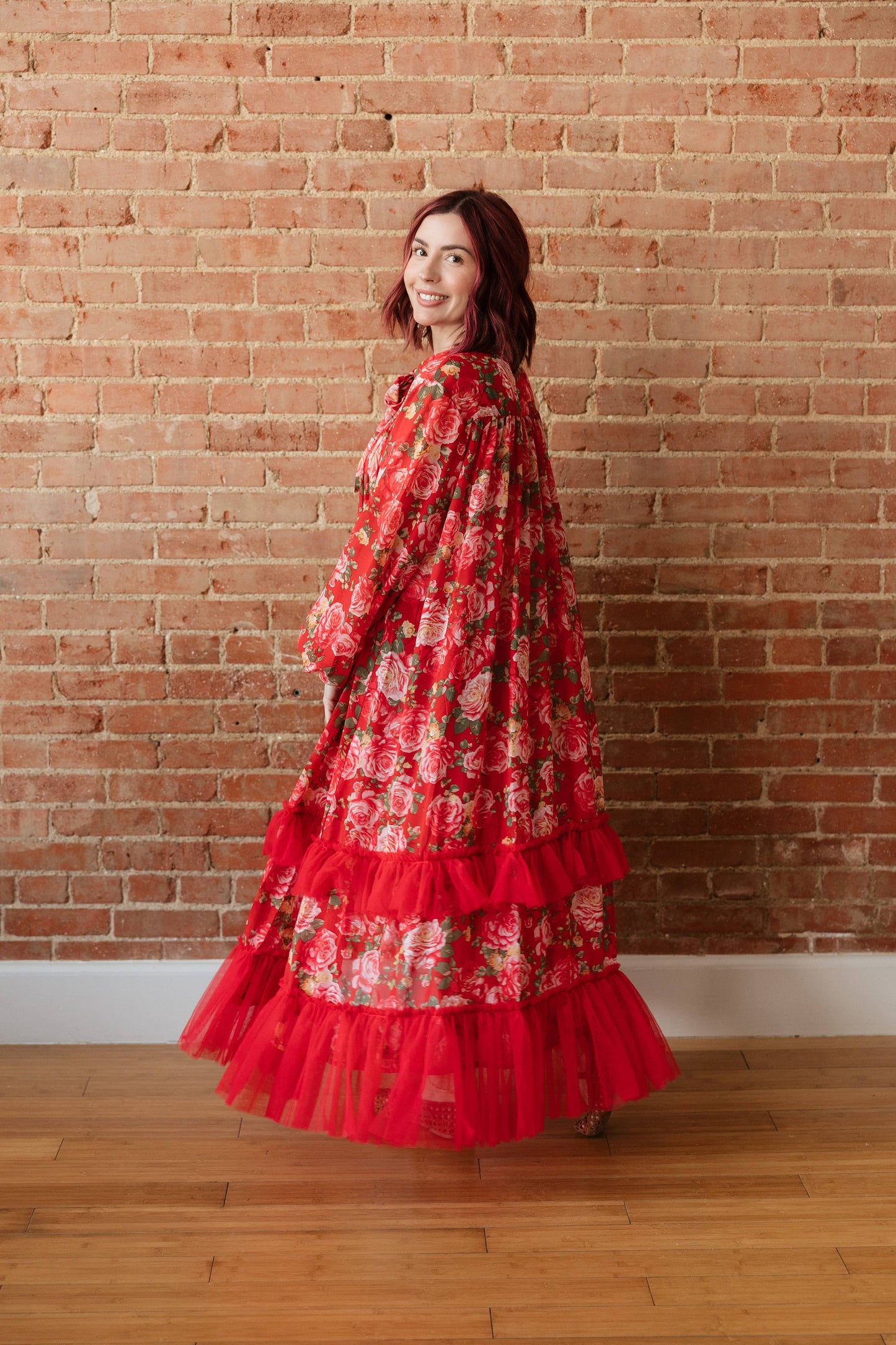 Red Rose Kimono