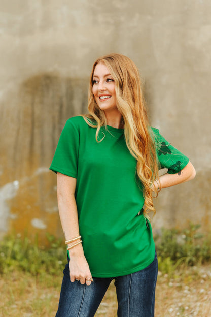 Kelly Green Cloud Tee