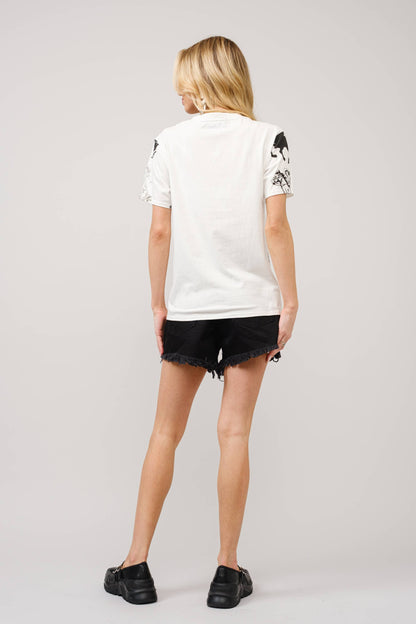 Cowgirl Graphic Cotton Jersey T-Shirt