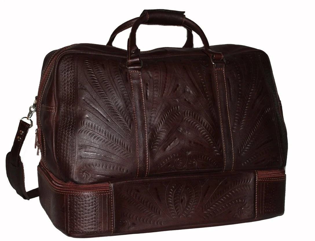 Ropin West Brown Boot Carry On