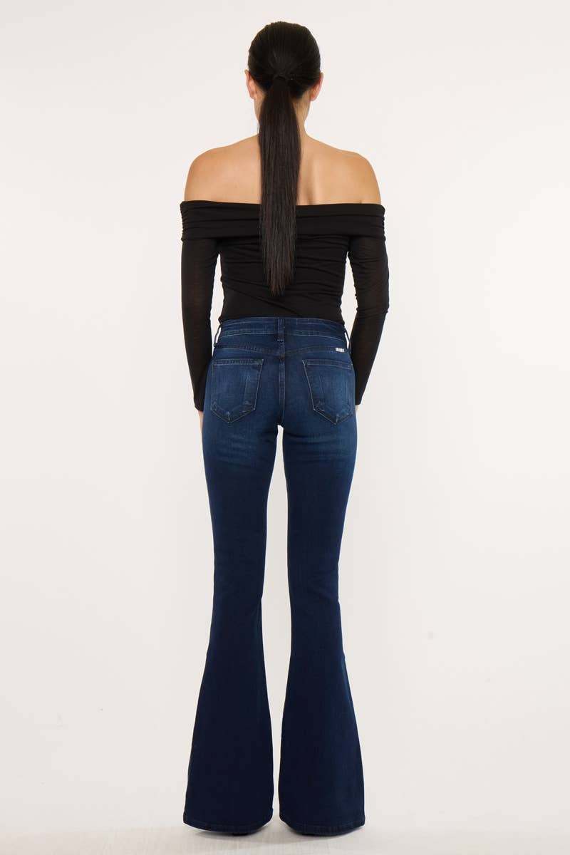 KanCan Trisha Mid Rise Flare Jeans
