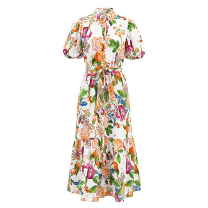 Tangerine Bloom Dress
