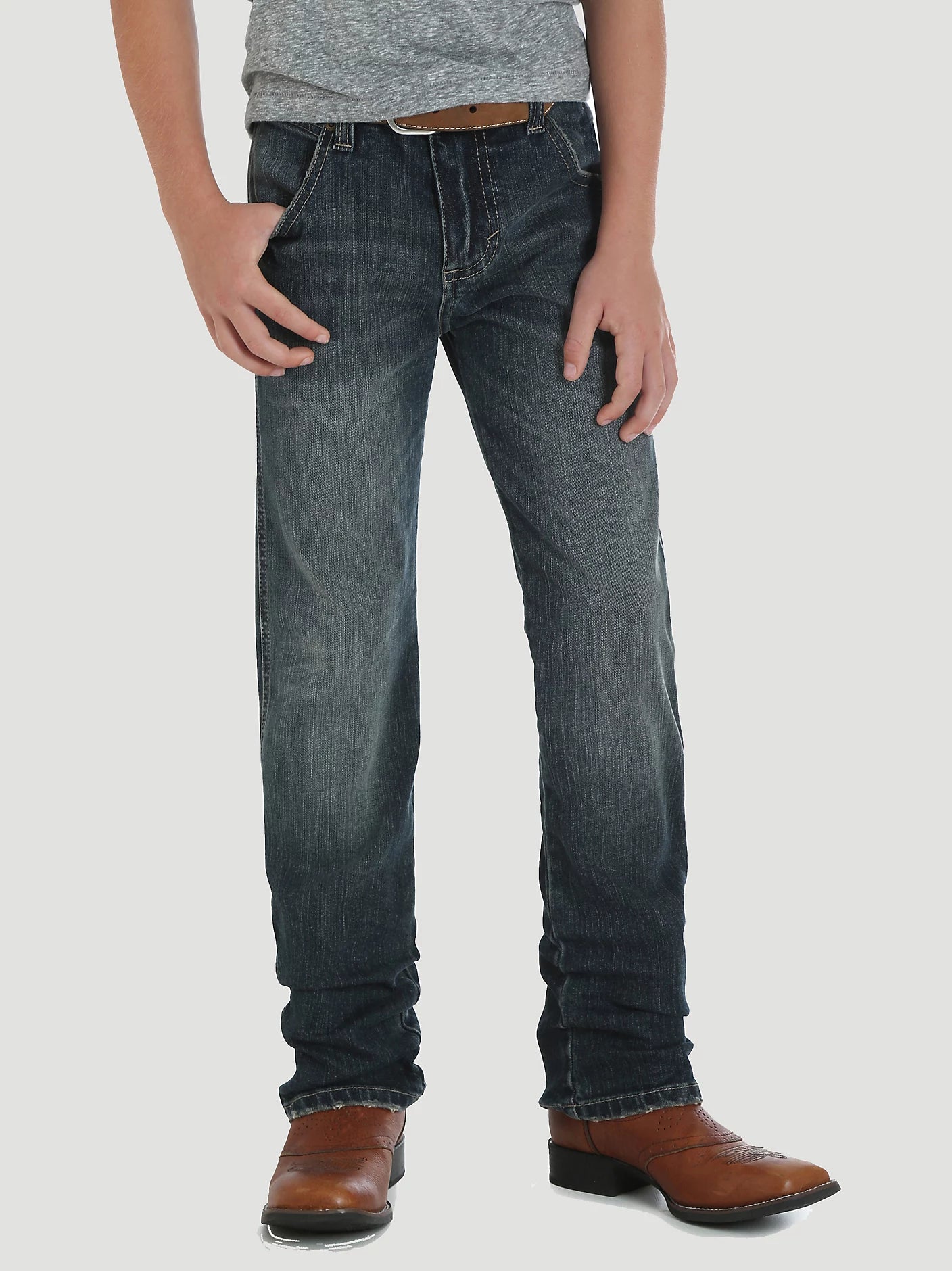 Wrangler 1088MWZJM Boy's Retro Slim Straight Jeans