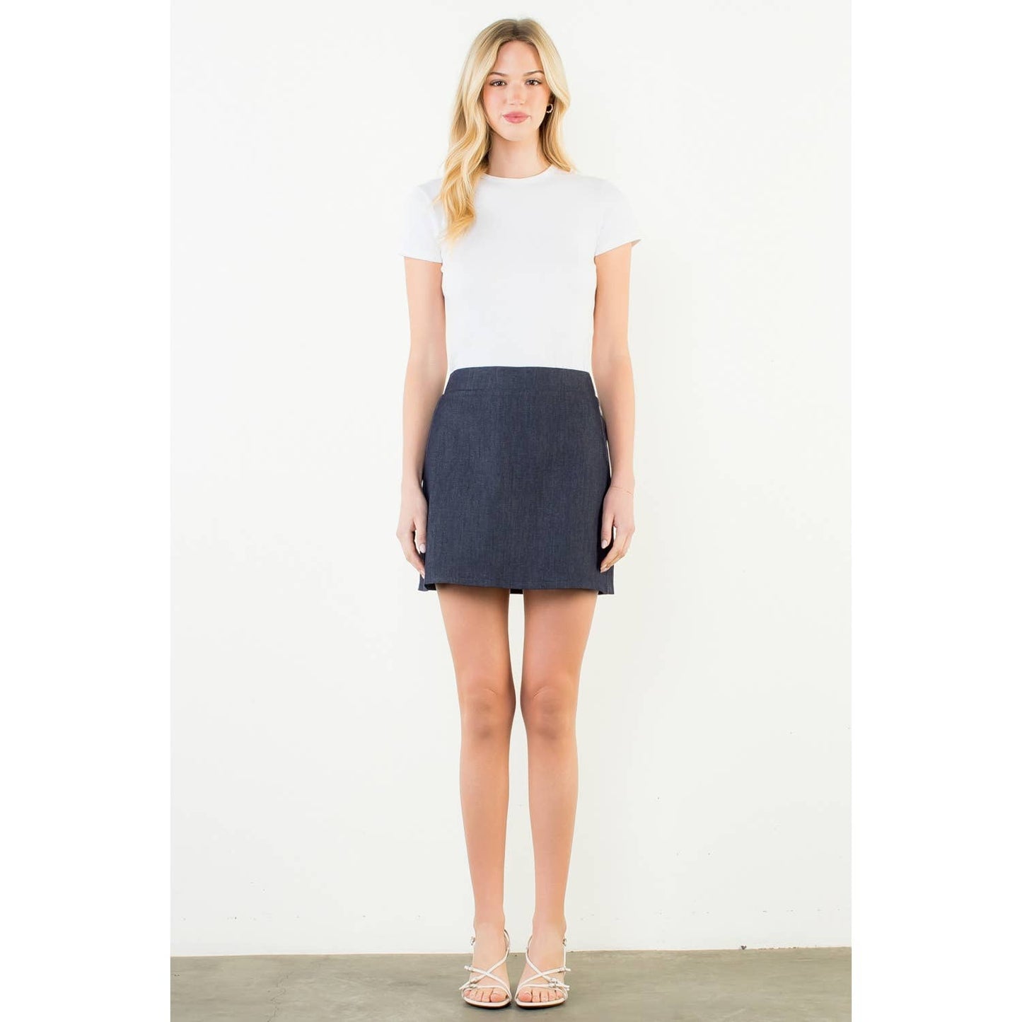 A-Line Denim Skirt