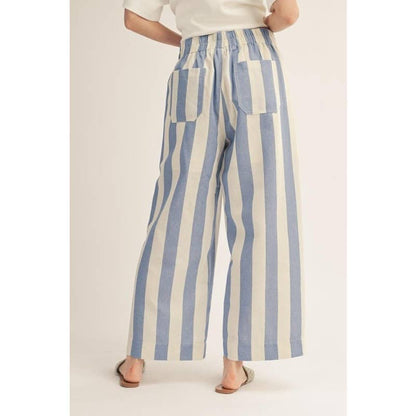Stripe Wide Leg Pants