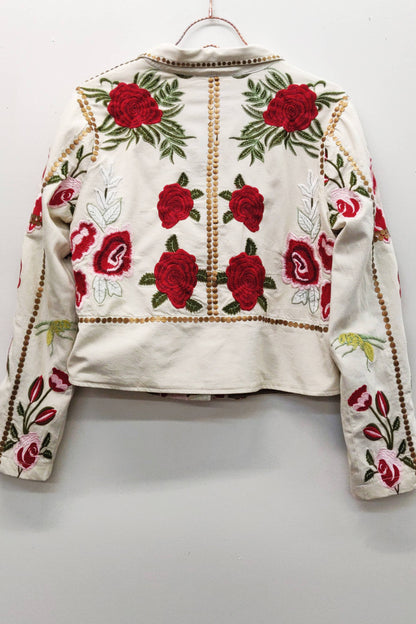 Carmen Ivory Embroidered Jacket