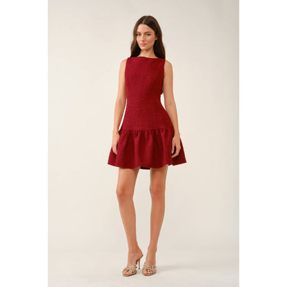 Penelope Tweed Mini Dress