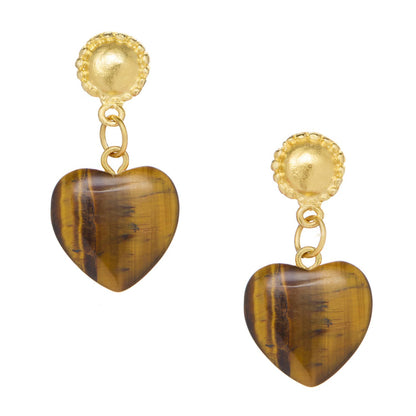 Susan Shaw Loren Heart Earrings