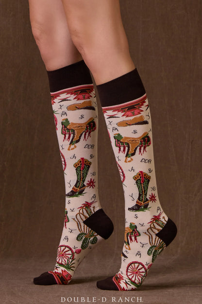 Double D Ranch Atomic Ranch Socks