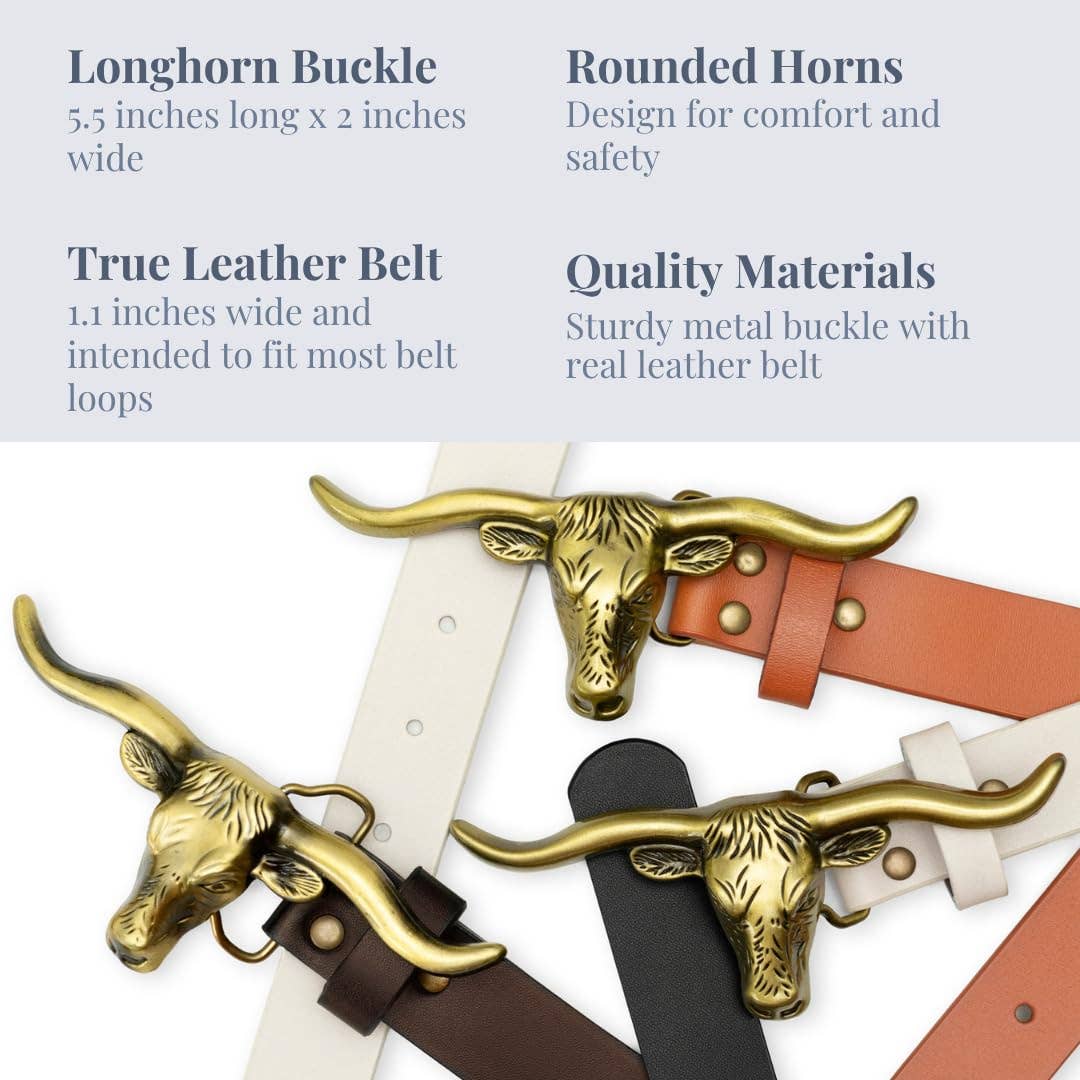 Signature Longhorn Western Belt