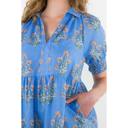Puff Sleeve Floral Dress