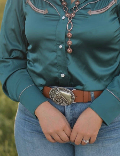 Turquoise Haven Horse Belt