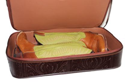 Ropin West Brown Boot Carry On