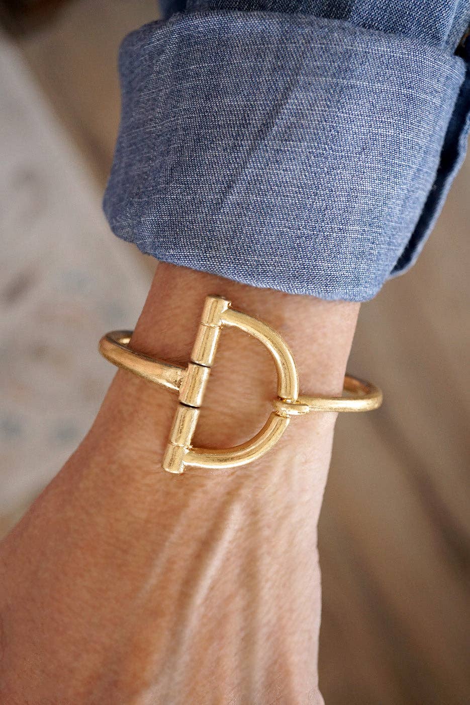 PennyLine Inc. Equestrian Loop – Horsebit Hook Bracelet