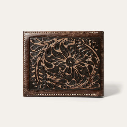 Stetson Hair-On-Hide Concho Bi-Fold Wallet