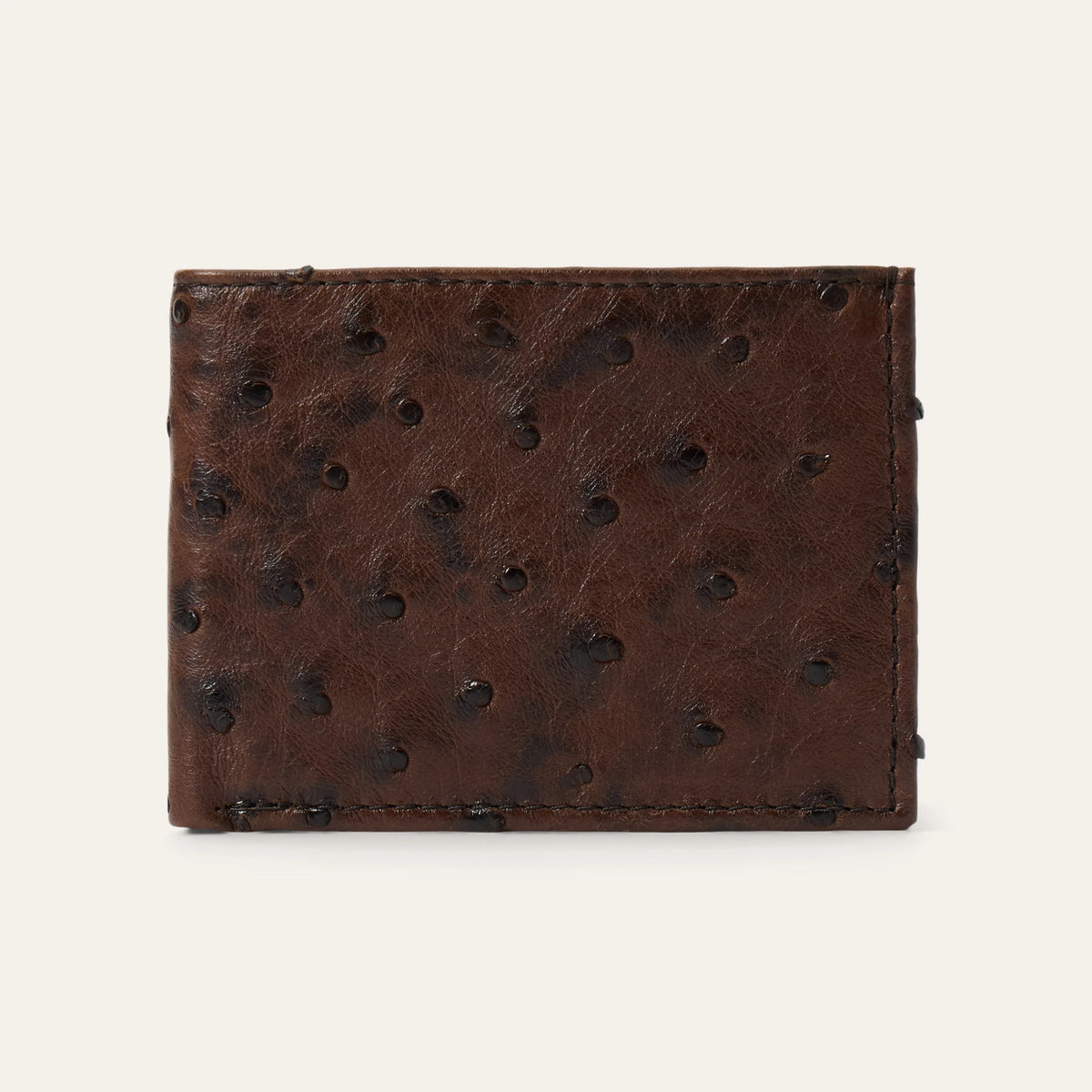 Stetson Ostrich Bi-Fold Wallet