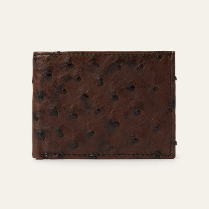 Stetson Ostrich Bi-Fold Wallet