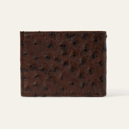 Stetson Ostrich Bi-Fold Wallet