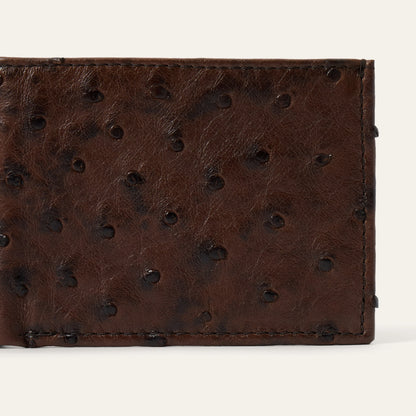 Stetson Ostrich Bi-Fold Wallet