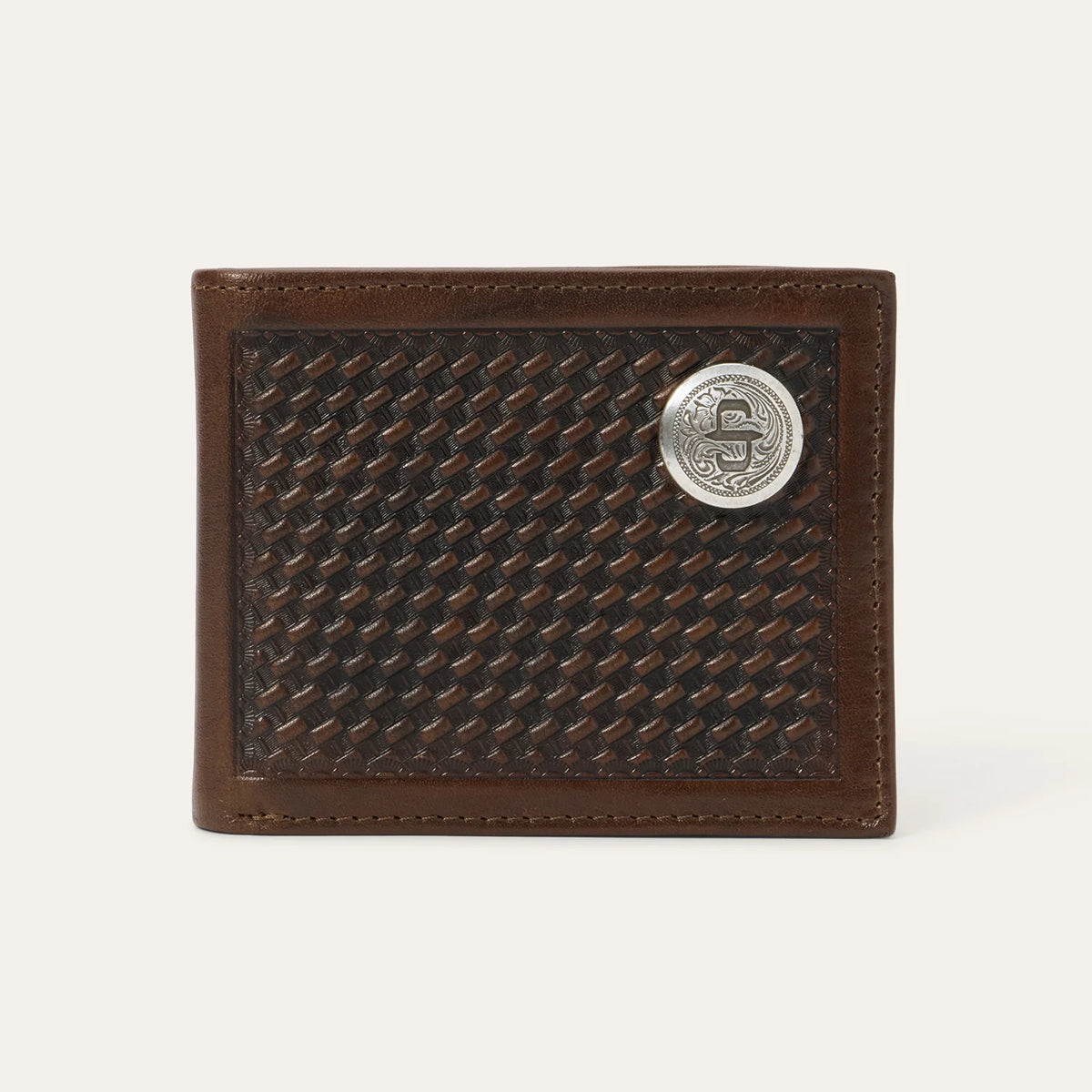 Stetson Basketweave Bi-Fold Wallet