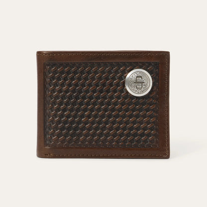 Stetson Basketweave Bi-Fold Wallet