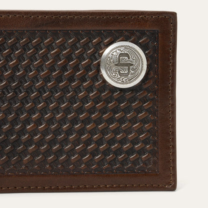 Stetson Basketweave Bi-Fold Wallet