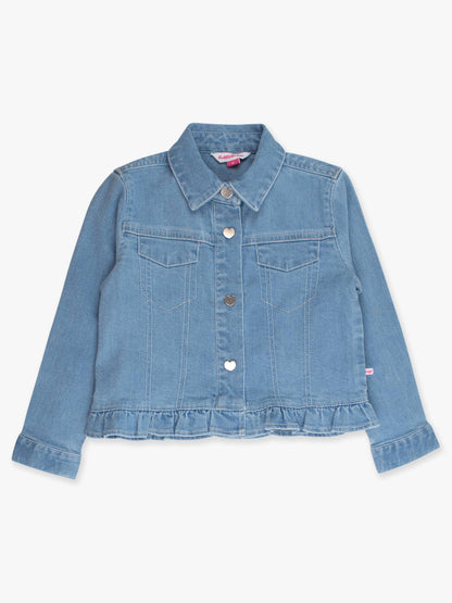 Girl's Denim Ruffle Jean Jacket