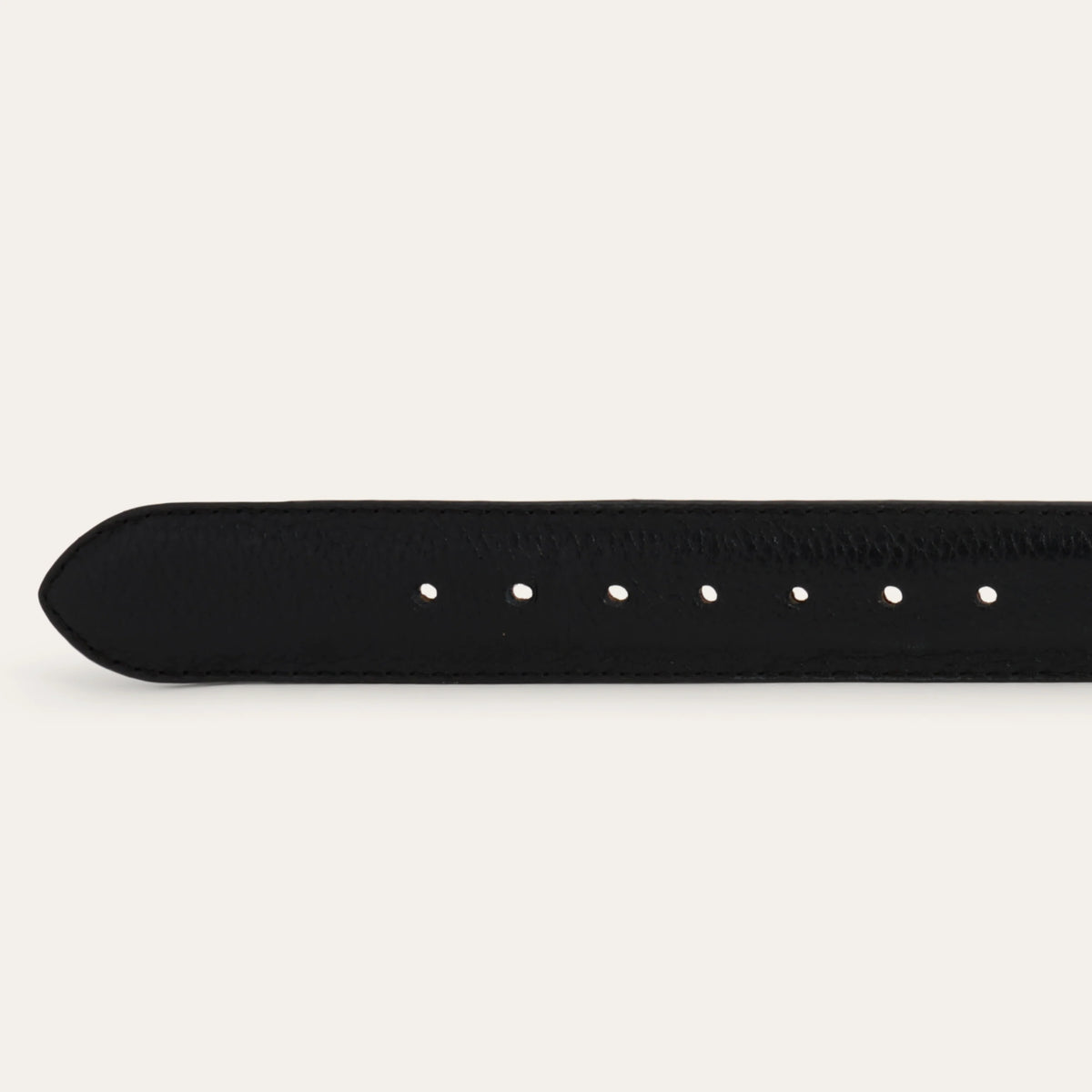 Stetson Black Bison Leather Concho Belt