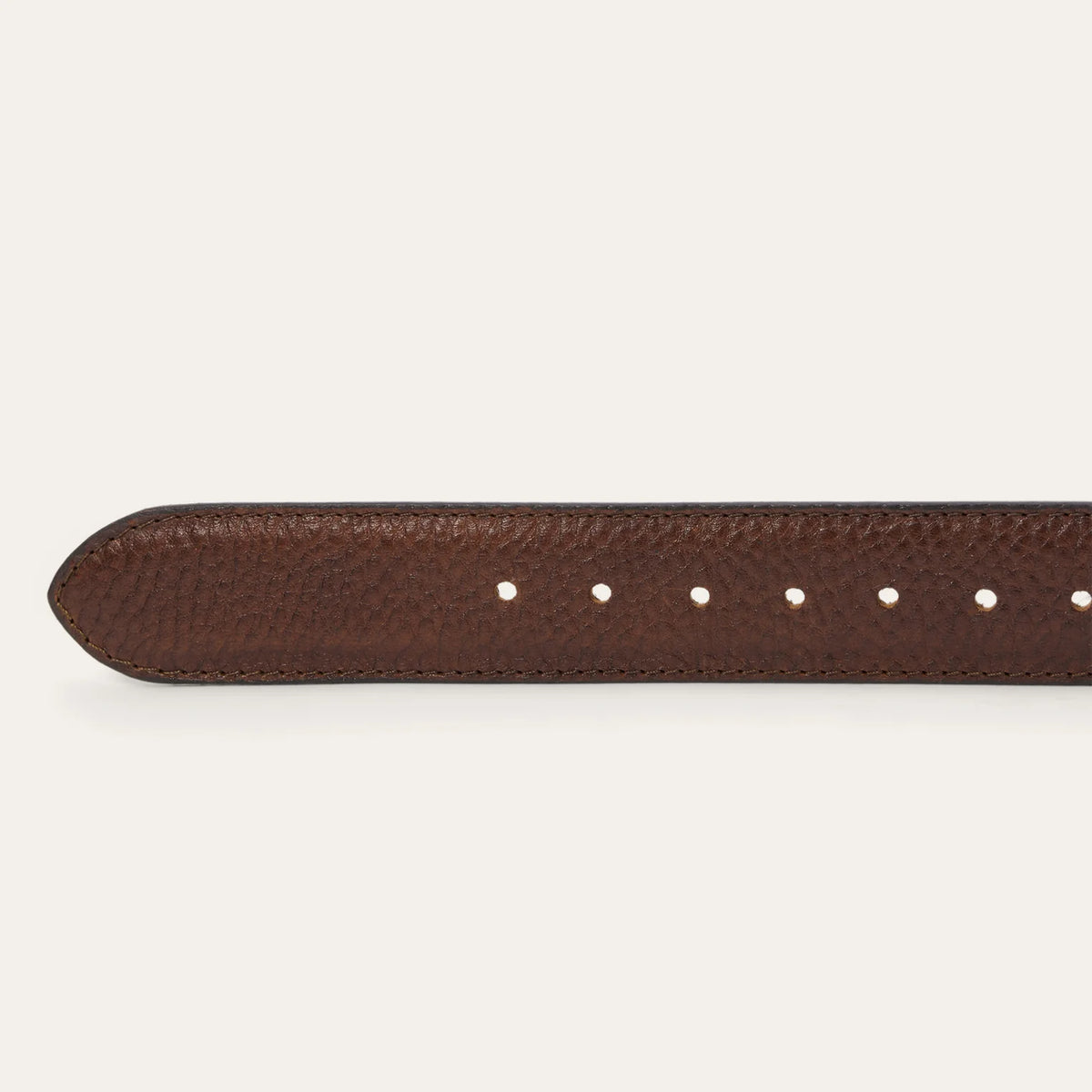 Stetson Hazelnut Bison Leather Concho Belt