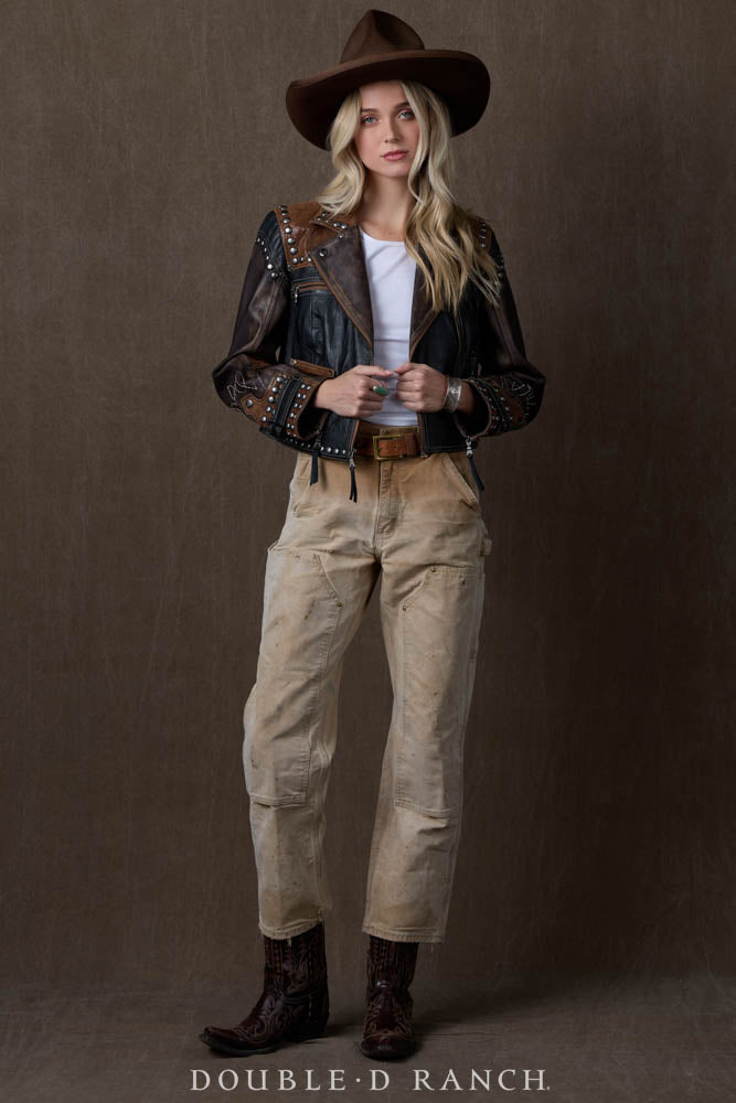 Double D Bit Boss Biker Jacket