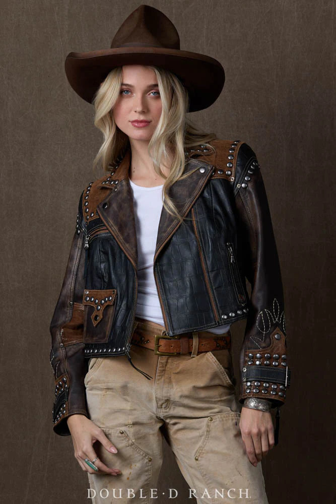 Double D Bit Boss Biker Jacket