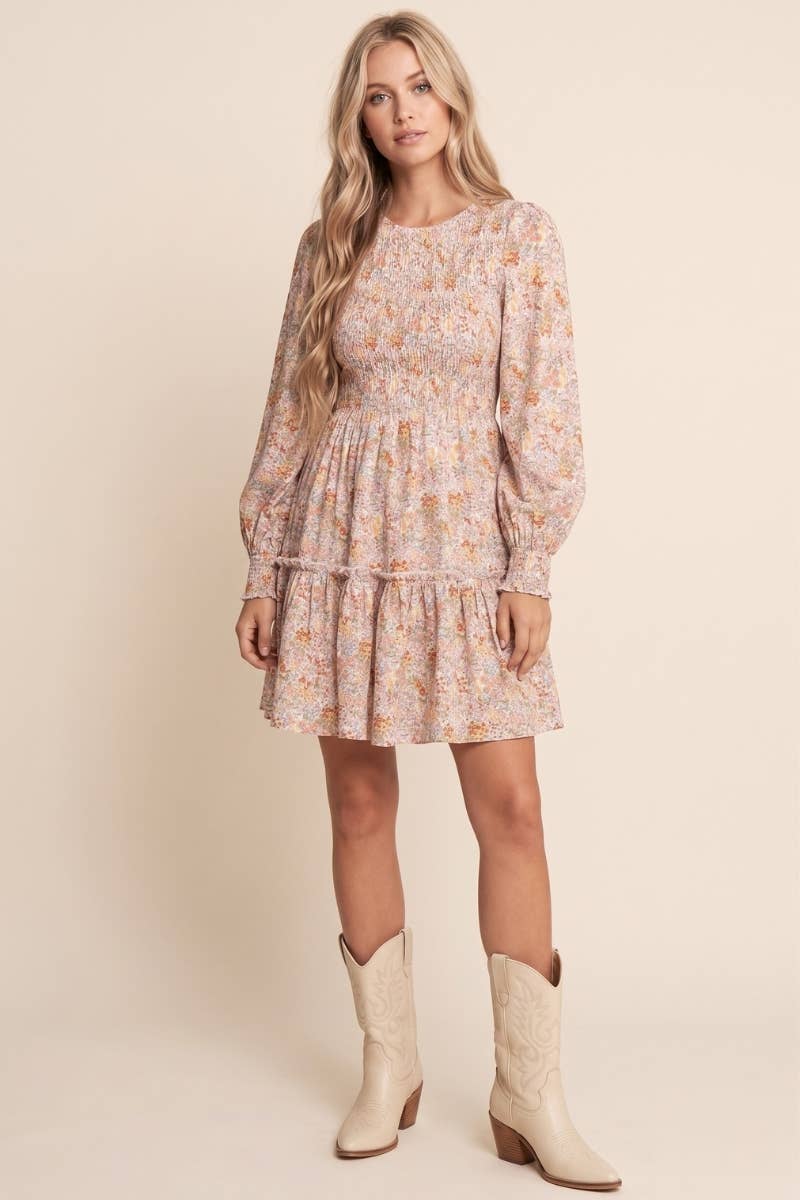 Autumn Garden Mini Dress