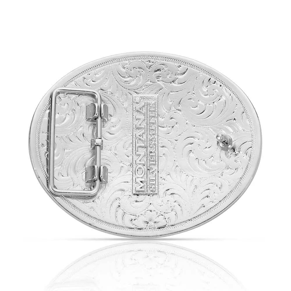 Montana Silversmith Rope & Barbed Wire Classic Impressions Christian Cowboy Attitude Buckle