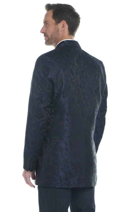 Circle S Navy Paisley Plano Sport Coat
