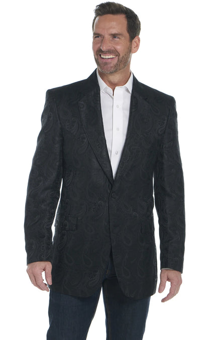 Circle S Black Paisley Plano Sport Coat