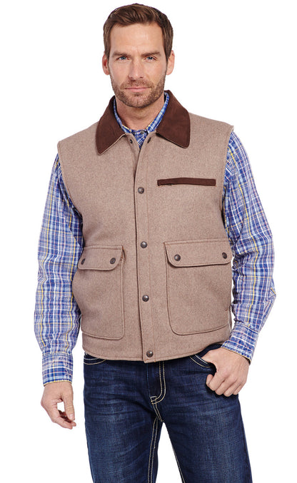 Cripple Creek MicroSuede Trip Wool Vest
