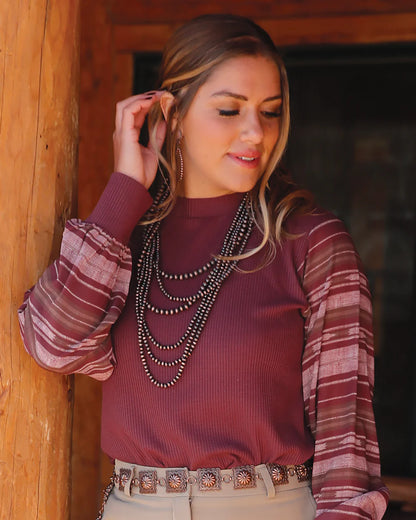 Cruel Denim Women's Waffle Knit Top