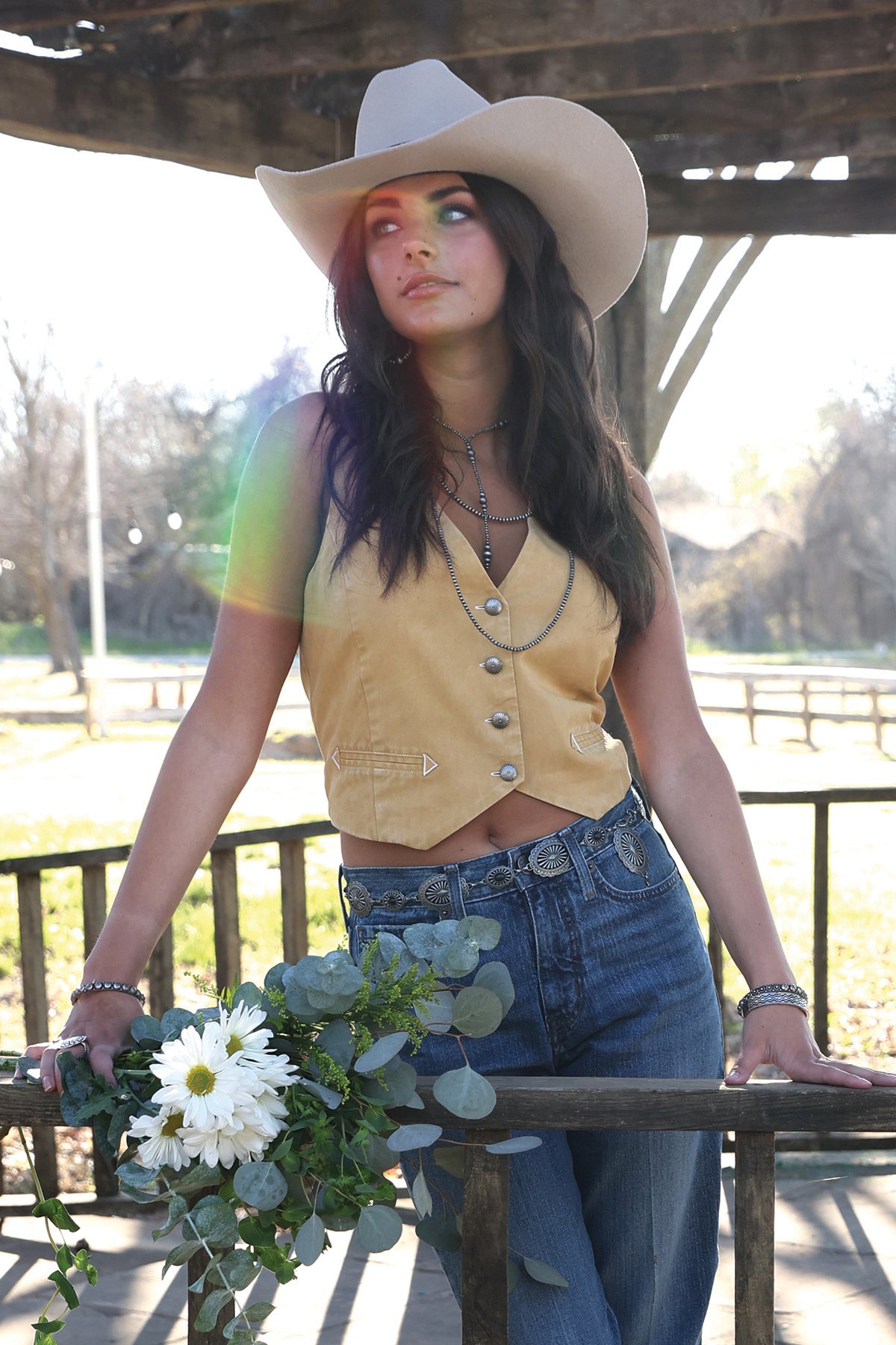 Cruel Denim Women's Cropped Vest