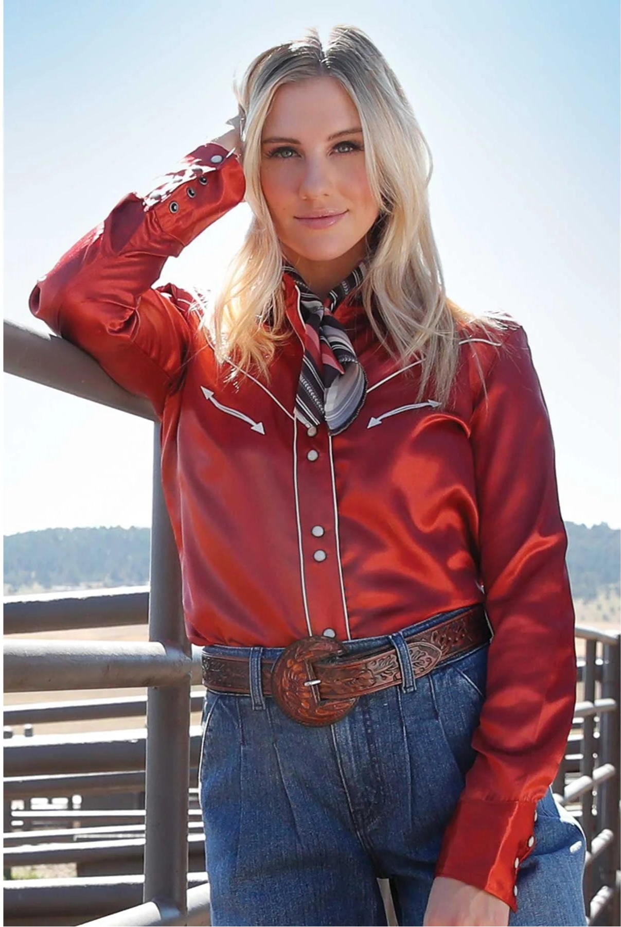 Cruel Denim Rust Western Shirt